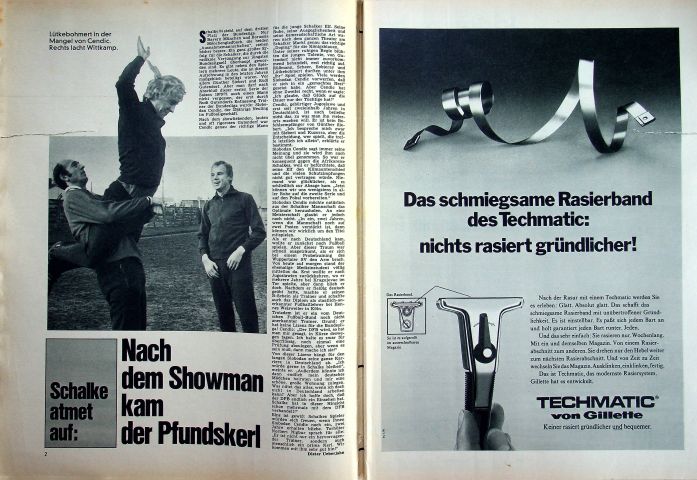 Inhaltsverzeichnis Kicker 04/1971