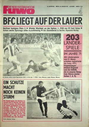 Fuwo Fussballwoche 04/1972
