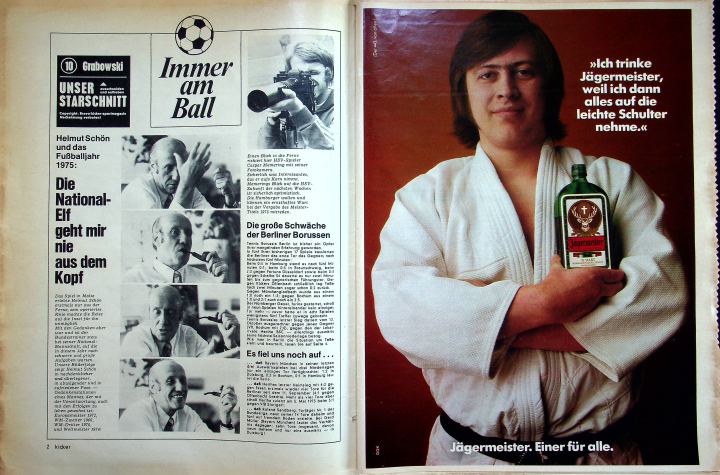 Inhaltsverzeichnis Kicker 04/1975