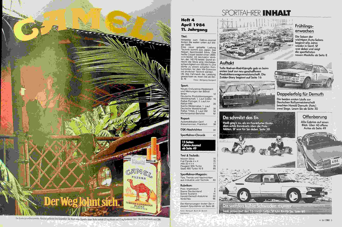 Inhaltsverzeichnis Sport Fahrer 04/1984