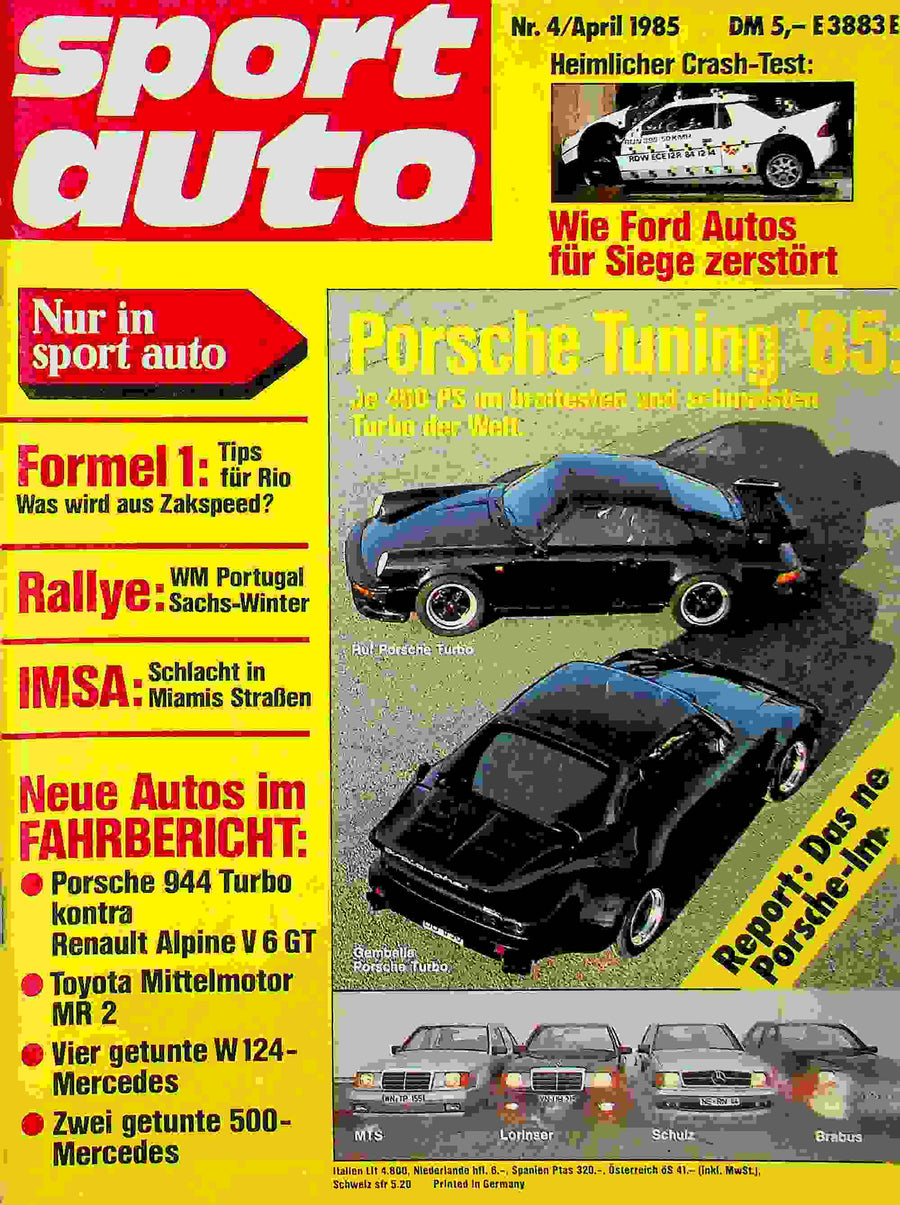 Sport Auto 04/1985