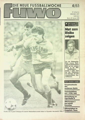 Fuwo Fussballwoche 04/1985