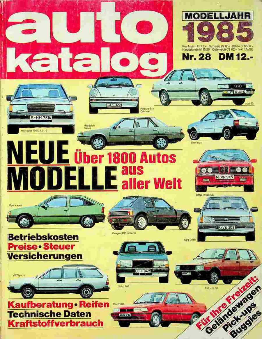Autokatalog 04/1985