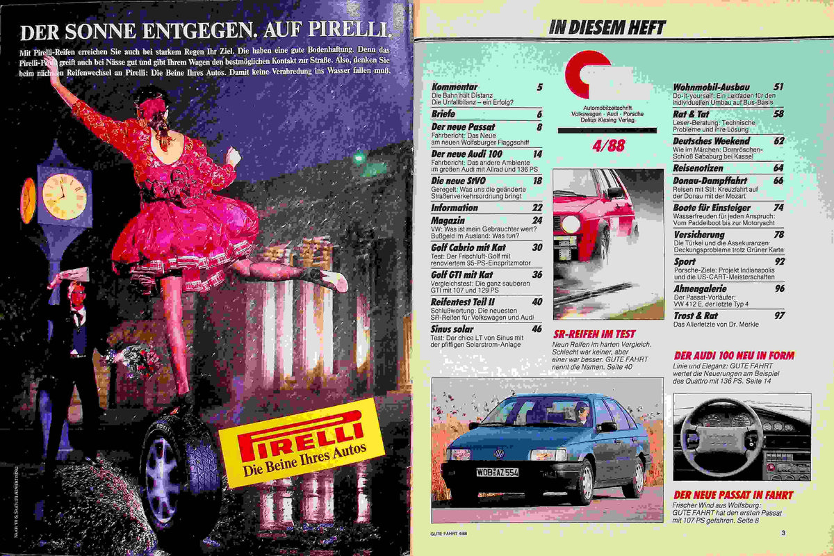 Inhaltsverzeichnis Gute Fahrt 04/1988