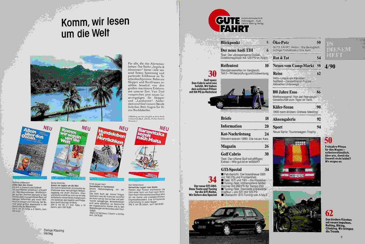Inhaltsverzeichnis Gute Fahrt 04/1990