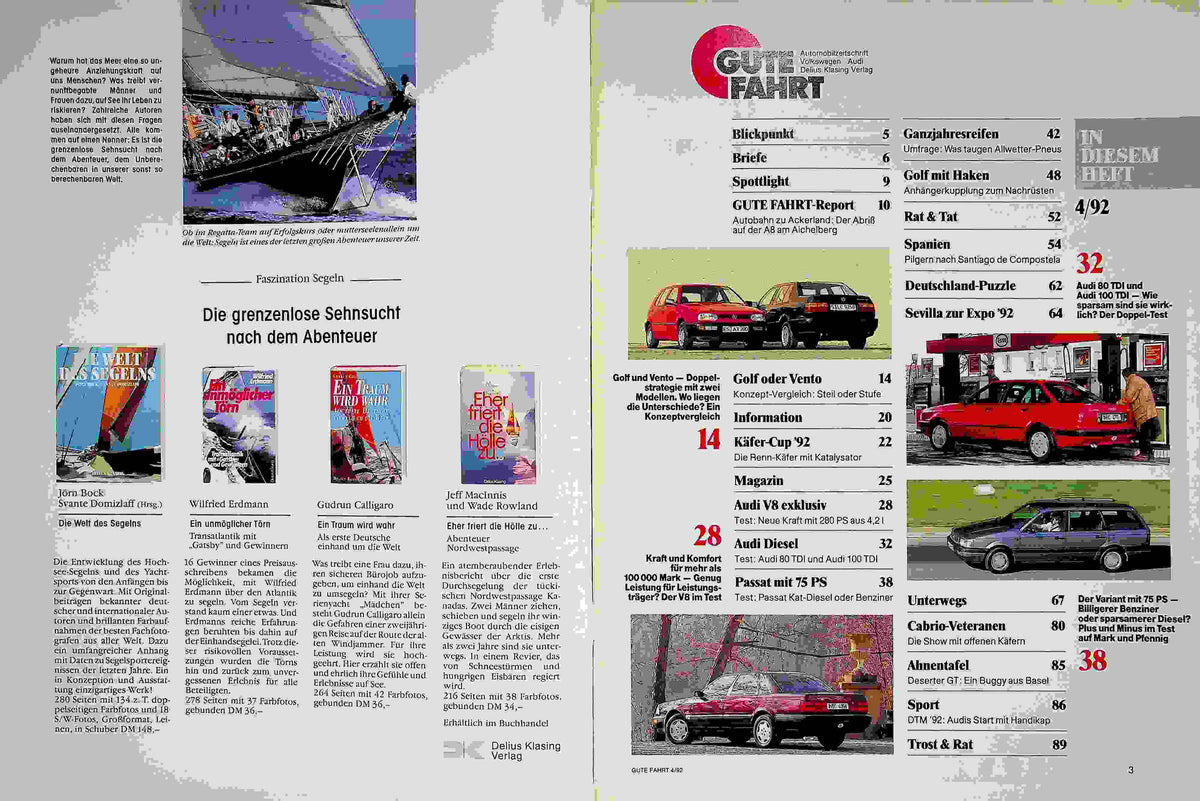 Inhaltsverzeichnis Gute Fahrt 04/1992