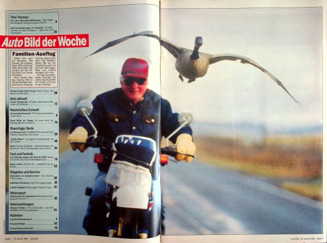 Inhaltsverzeichnis Auto Bild 04/1993