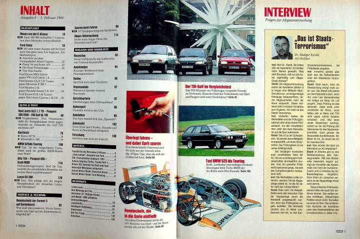 Inhaltsverzeichnis MOT 04/1994