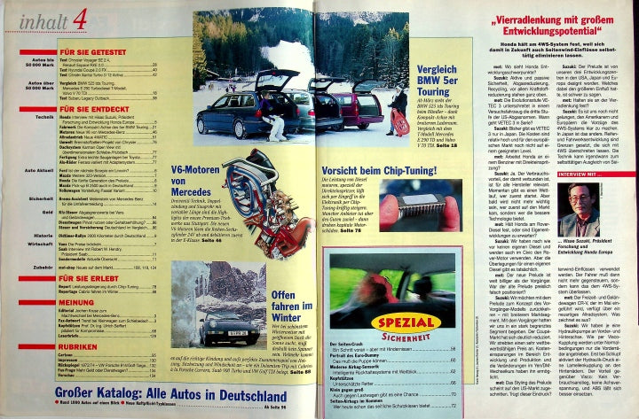 Inhaltsverzeichnis MOT 04/1997