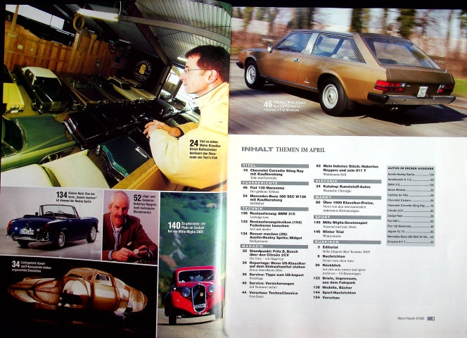 Inhaltsverzeichnis Motor Klassik 04/2005