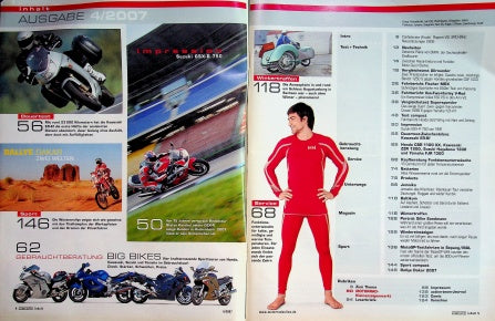 Inhaltsverzeichnis Motorrad 04/2007