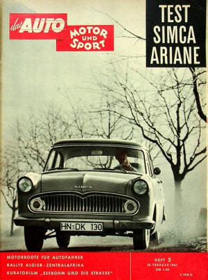 Auto Motor und Sport 05/1961
