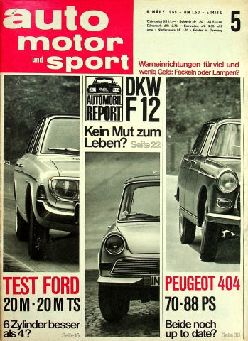 Auto Motor und Sport 05/1965