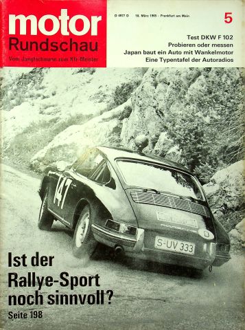 Motor Rundschau 05/1965