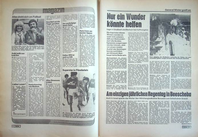 Inhaltsverzeichnis Kicker 05/1979