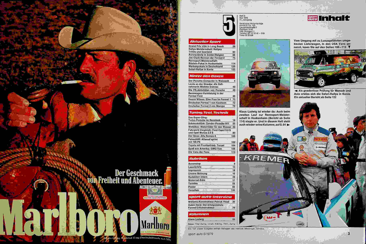 Inhaltsverzeichnis Sport Auto 05/1979