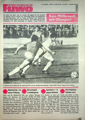 Fuwo Fussballwoche 05/1980