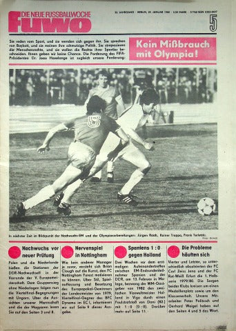 Fuwo Fussballwoche 05/1980