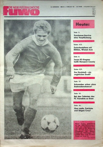 Fuwo Fussballwoche 05/1981