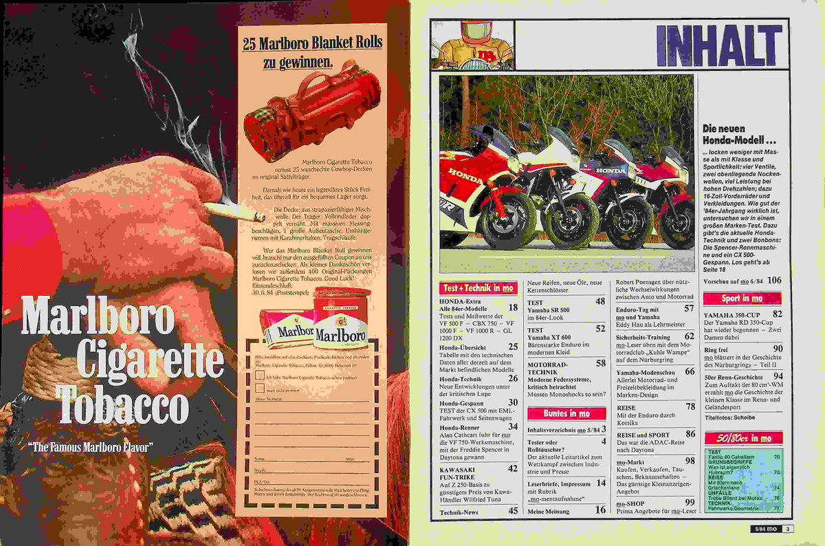 Inhaltsverzeichnis MO Magazin 05/1984