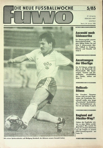 Fuwo Fussballwoche 05/1985