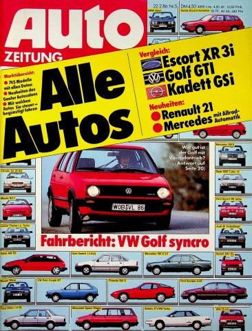 Autozeitung 05/1986