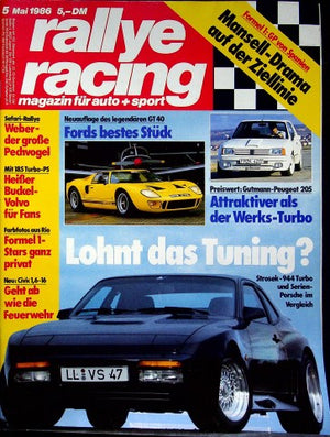 Rallye Racing 05/1986