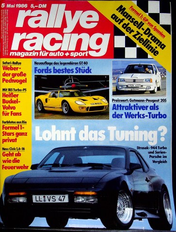 Rallye Racing 05/1986
