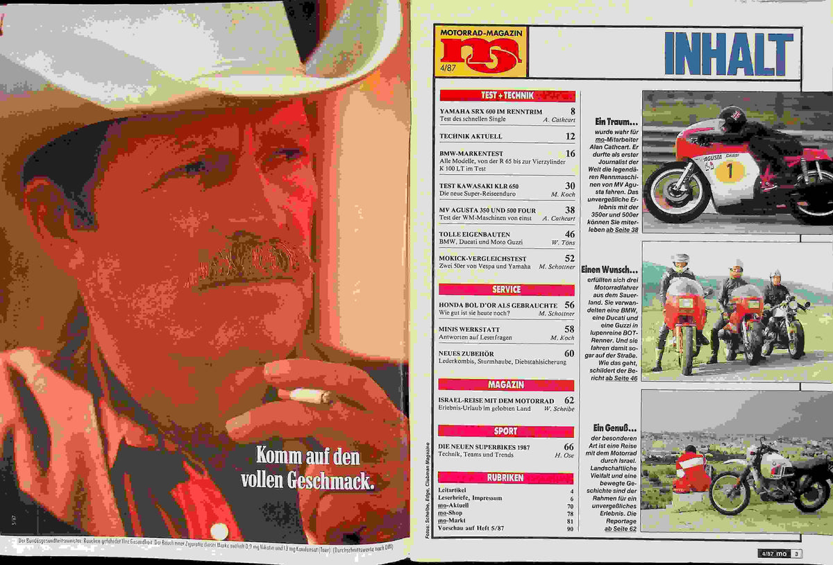 Inhaltsverzeichnis MO Magazin 05/1987