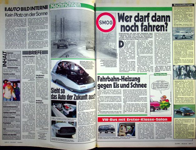 Inhaltsverzeichnis Auto Bild 05/1987
