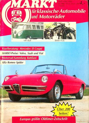 Oldtimer Markt 05/1988