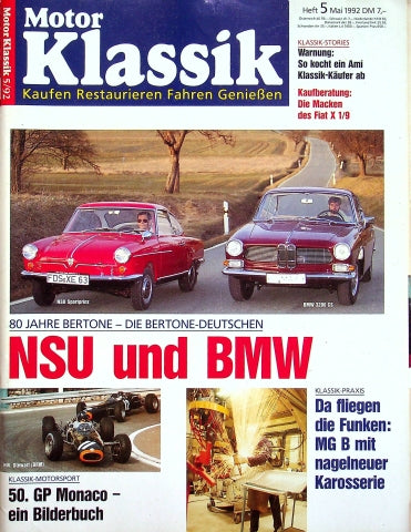Motor Klassik 05/1992