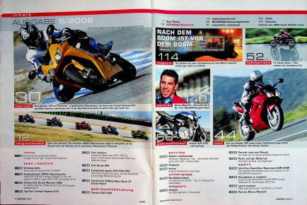 Inhaltsverzeichnis Motorrad 05/2006