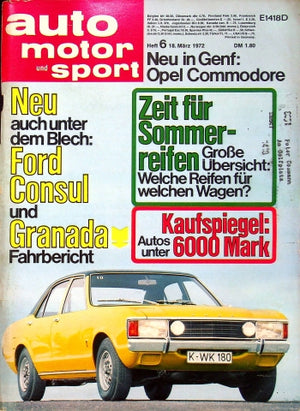 Auto Motor und Sport 06/1972
