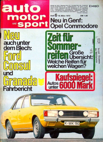 Auto Motor und Sport 06/1972