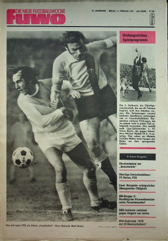 Fuwo Fussballwoche 06/1975