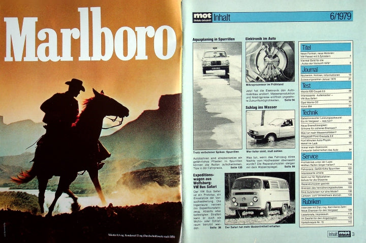 Inhaltsverzeichnis MOT 06/1979