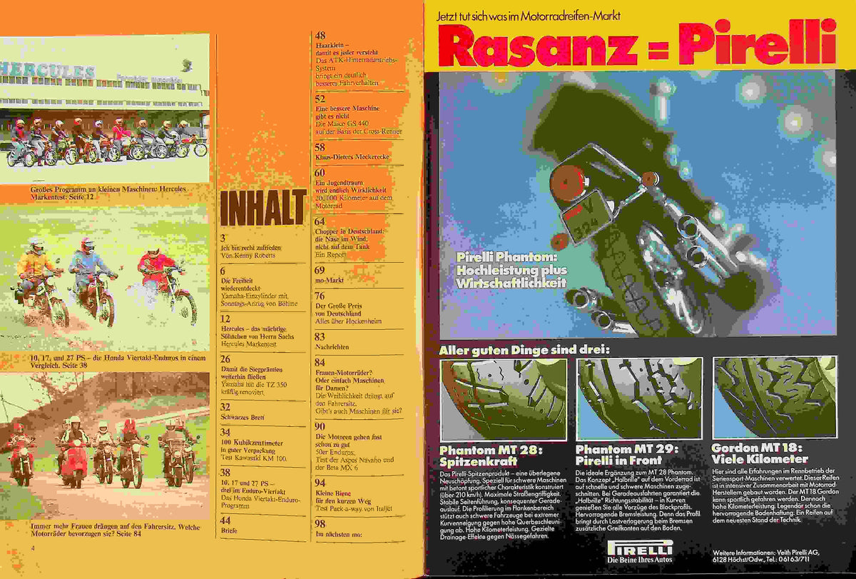 Inhaltsverzeichnis MO Magazin 06/1979