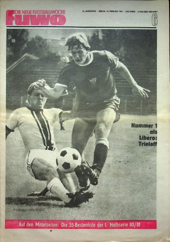 Fuwo Fussballwoche 06/1981