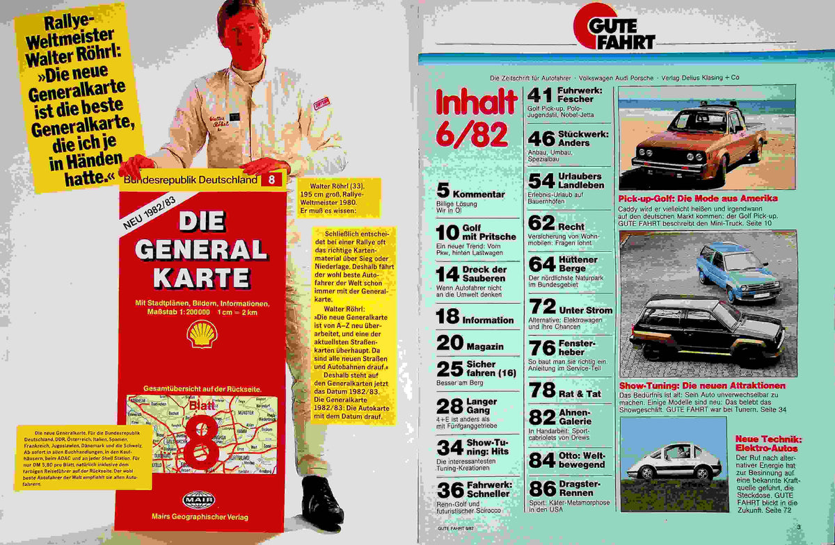 Inhaltsverzeichnis Gute Fahrt 06/1982