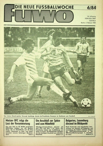 Fuwo Fussballwoche 06/1984