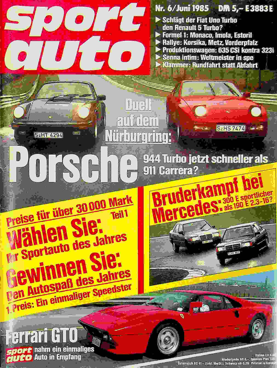 Sport Auto 06/1985