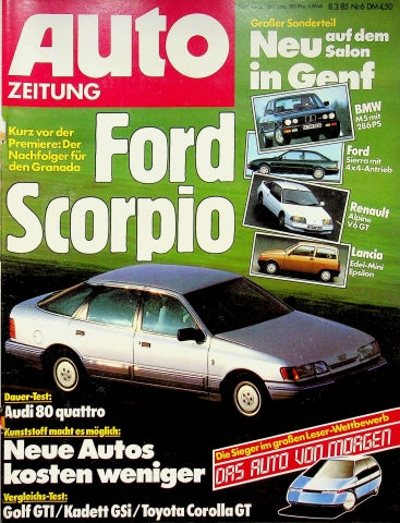 Autozeitung 06/1985