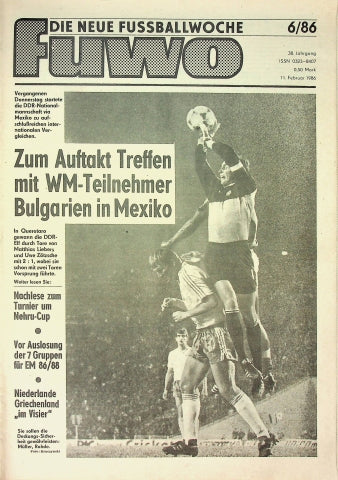 Fuwo Fussballwoche 06/1986
