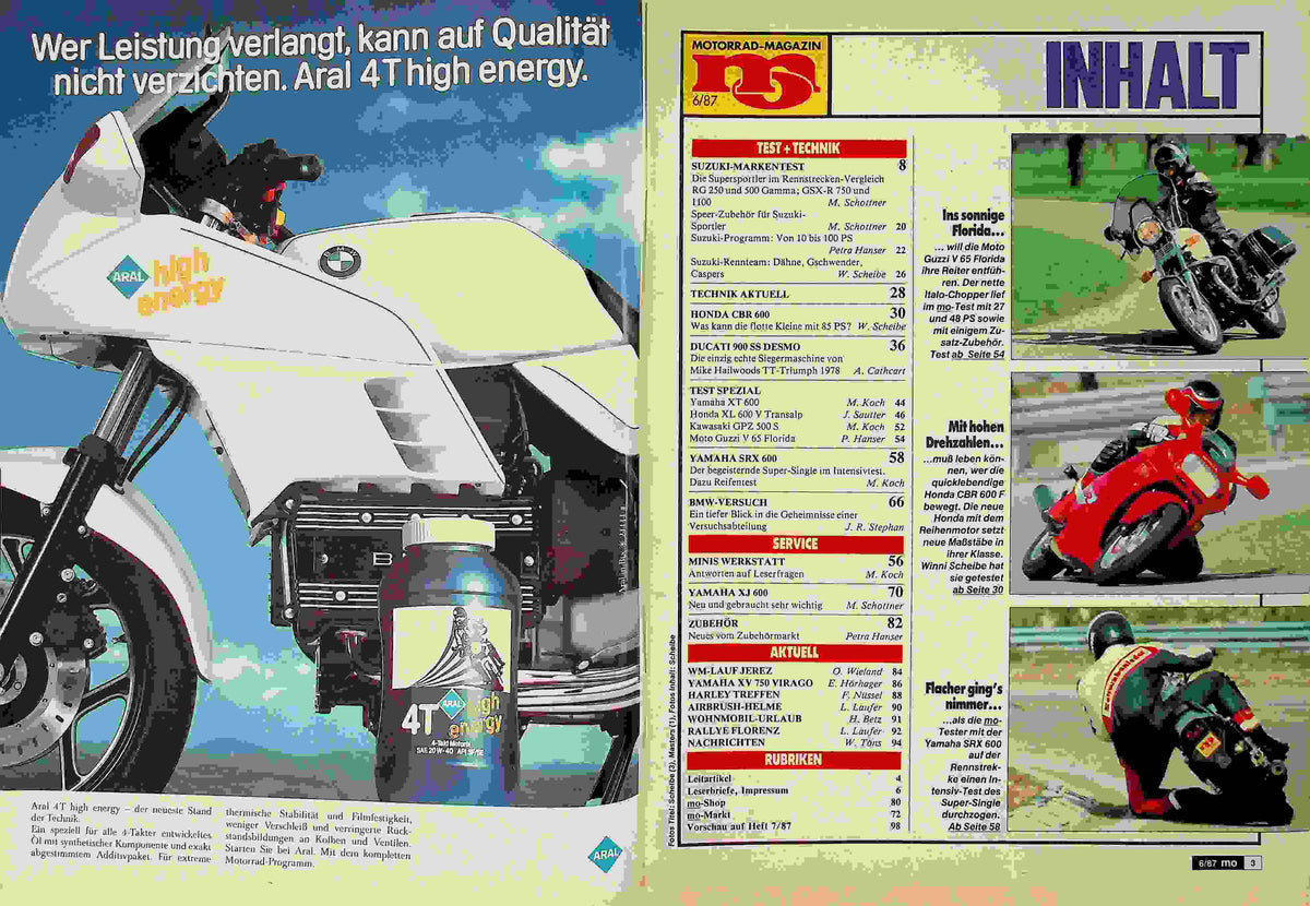 Inhaltsverzeichnis MO Magazin 06/1987