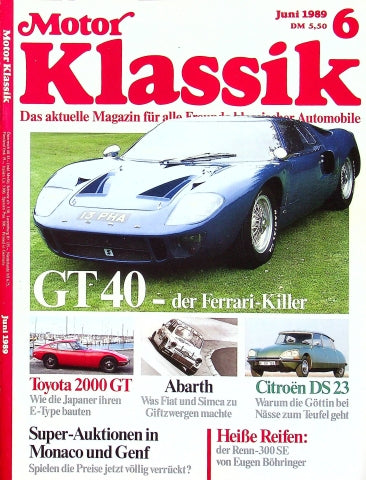 Motor Klassik 06/1989
