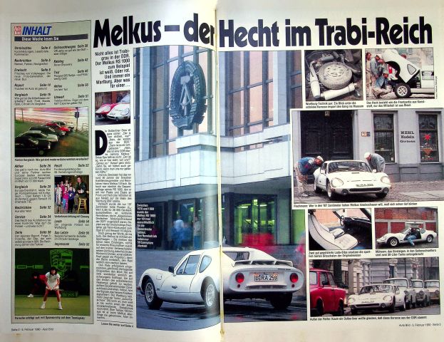 Inhaltsverzeichnis Auto Bild 06/1990