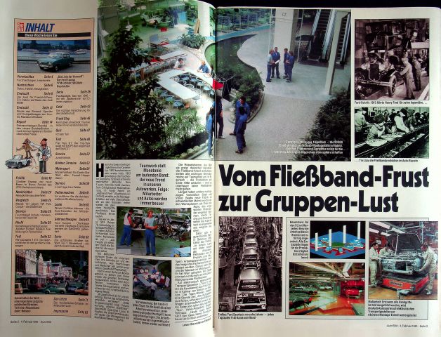 Inhaltsverzeichnis Auto Bild 06/1991