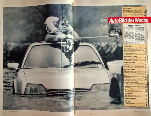 Inhaltsverzeichnis Auto Bild 06/1993