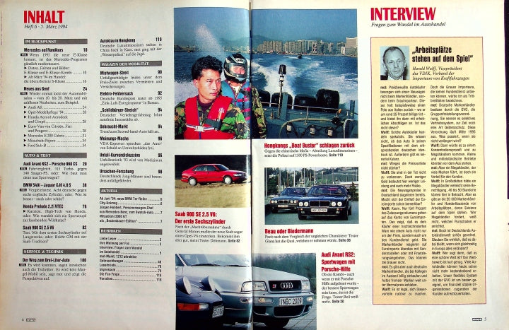 Inhaltsverzeichnis MOT 06/1994
